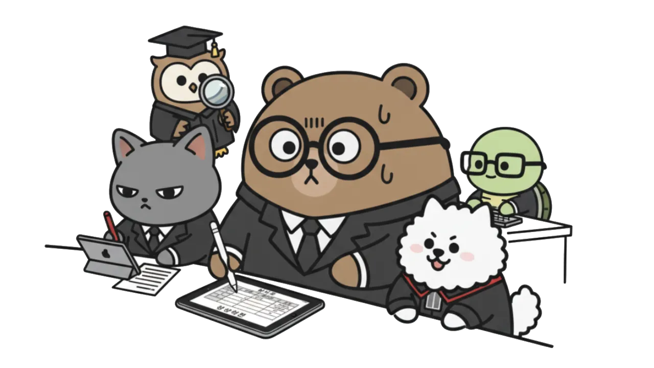 심사프렌즈 캐릭터